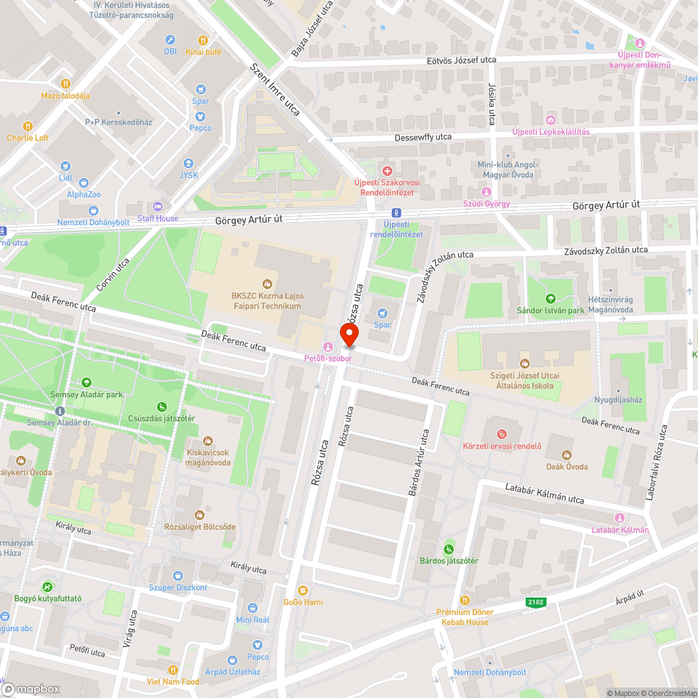 Lyukas fedlap bejelentés helye