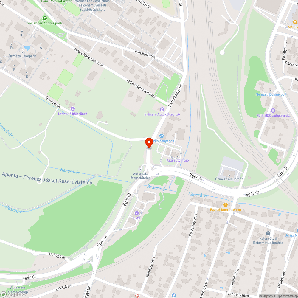 Burjánzó parlagfű a kelenföldi P+R parkolóban bejelentés helye