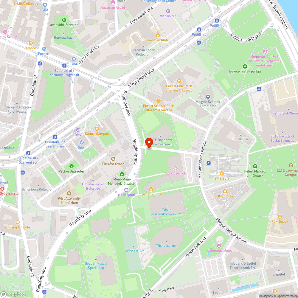 Beszakadt közmű aknafedél (Warga László u.) bejelentés helye