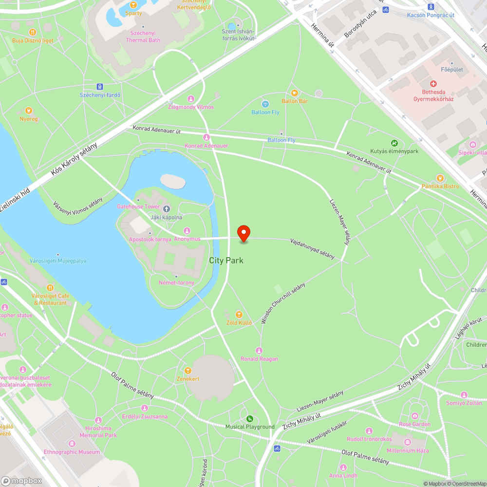 ősrégi térfigyelő kamera (?) a Városligetben bejelentés helye