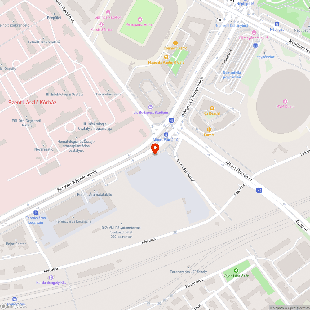 üvegszilánk - defekt bejelentés helye