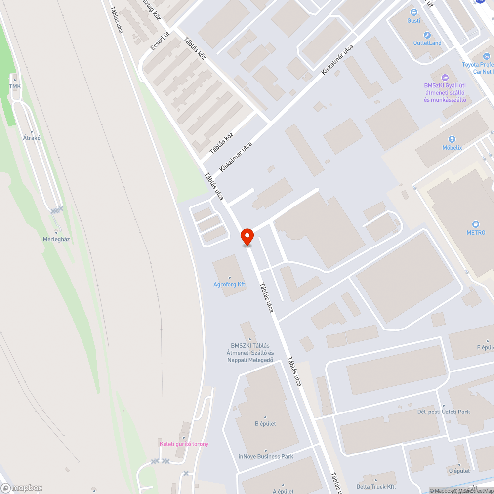 Nincs kuka, szemét eldobálva bejelentés helye