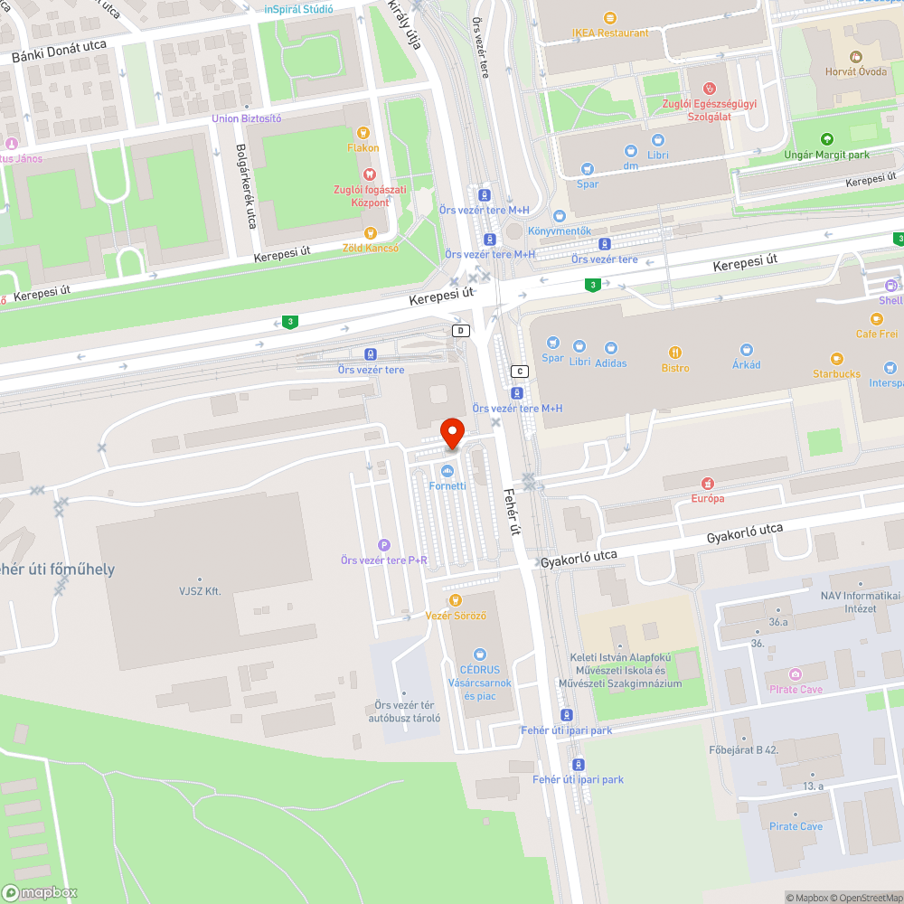 Információs tábla bejelentés helye