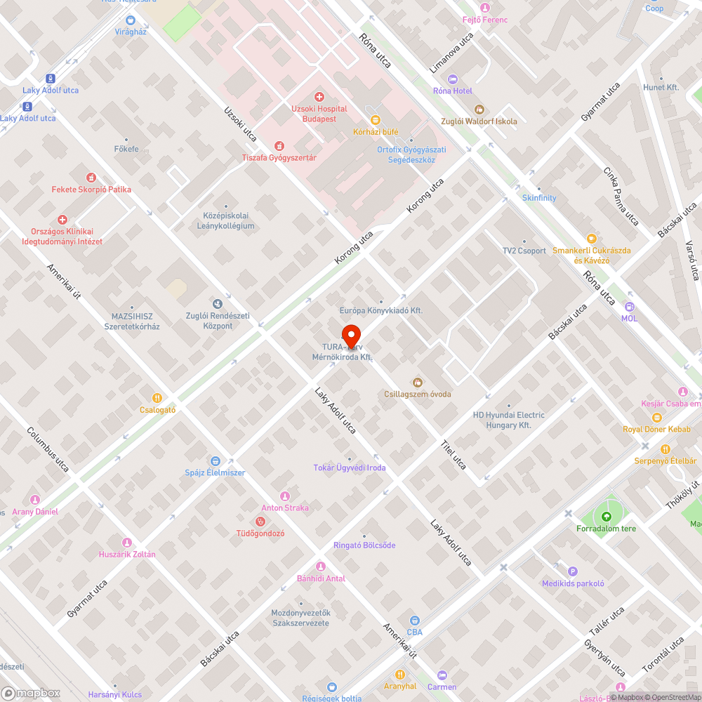 Váratlan egyenrangú kereszteződés: Gyarmat u. -Titel u. bejelentés helye