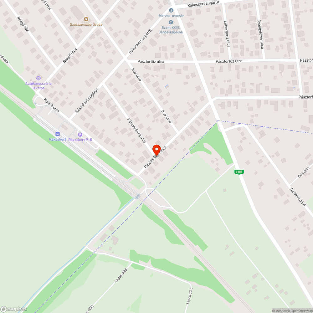 Hosszúéletű nem javított kátyú a XVII. Pásztorfalva utcában bejelentés helye