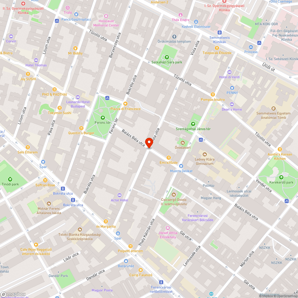 Szeméthegy a Balázs Béla utcában bejelentés helye