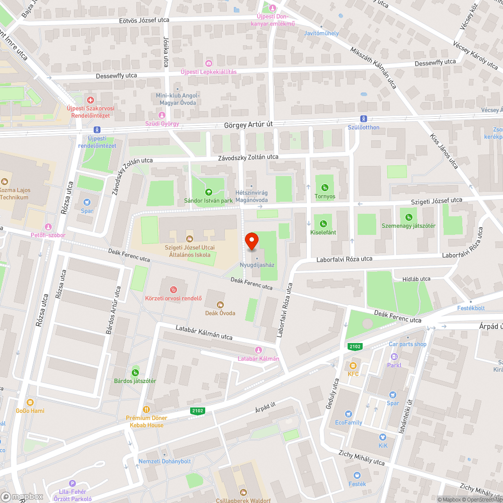 Gusztustalan graffiti a nyugdíjasház oldalán bejelentés helye