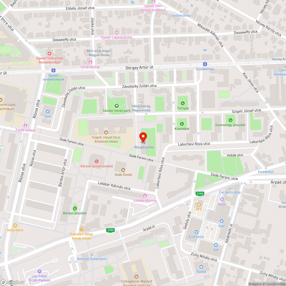 Kidőlt poller bejelentés helye