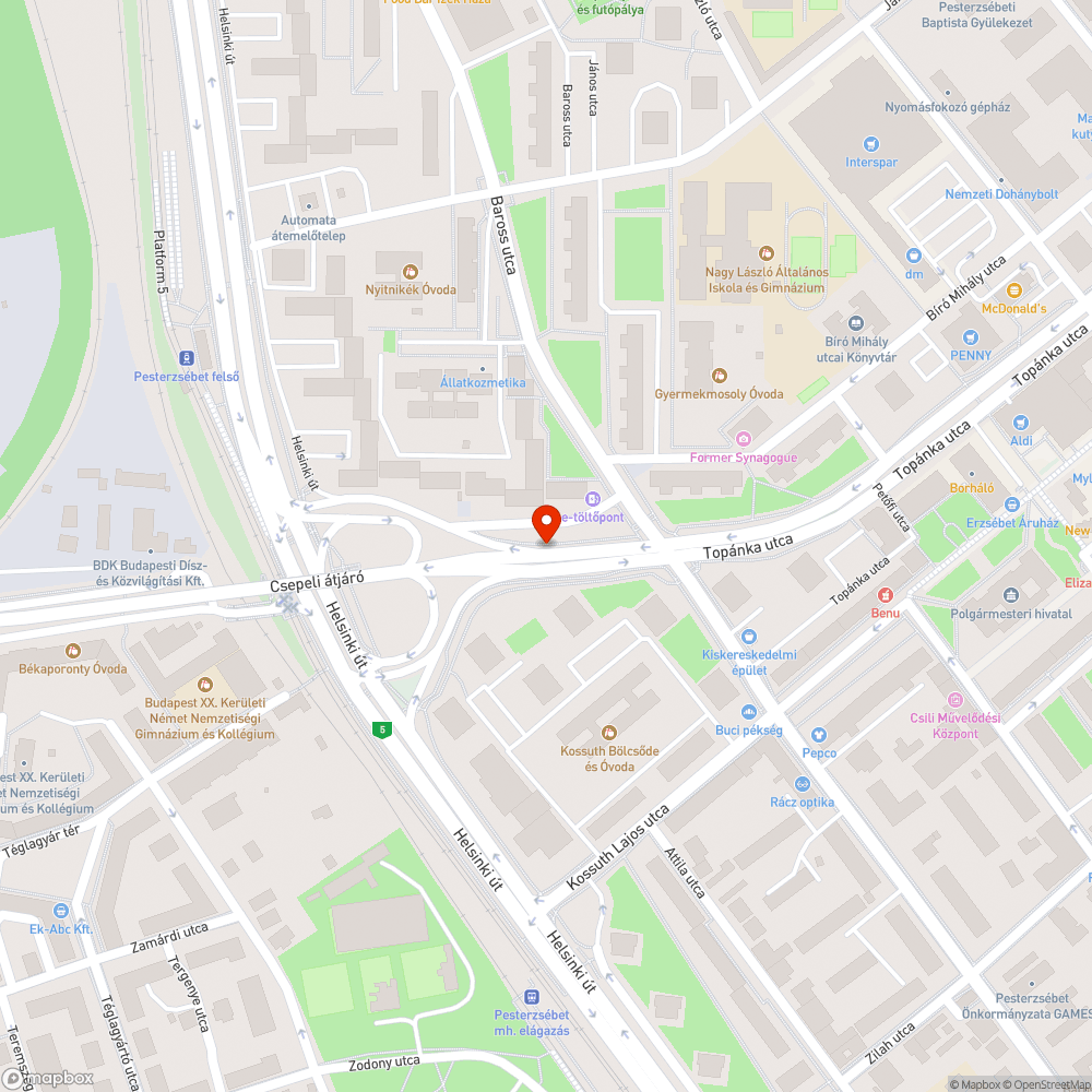 Nincs kuka a megállóban bejelentés helye