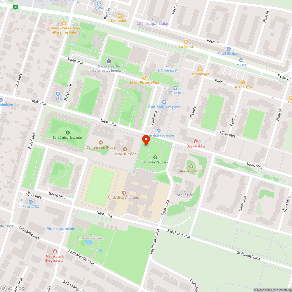 Ismételt bejelentés: hiányzó kerítés elem bejelentés helye