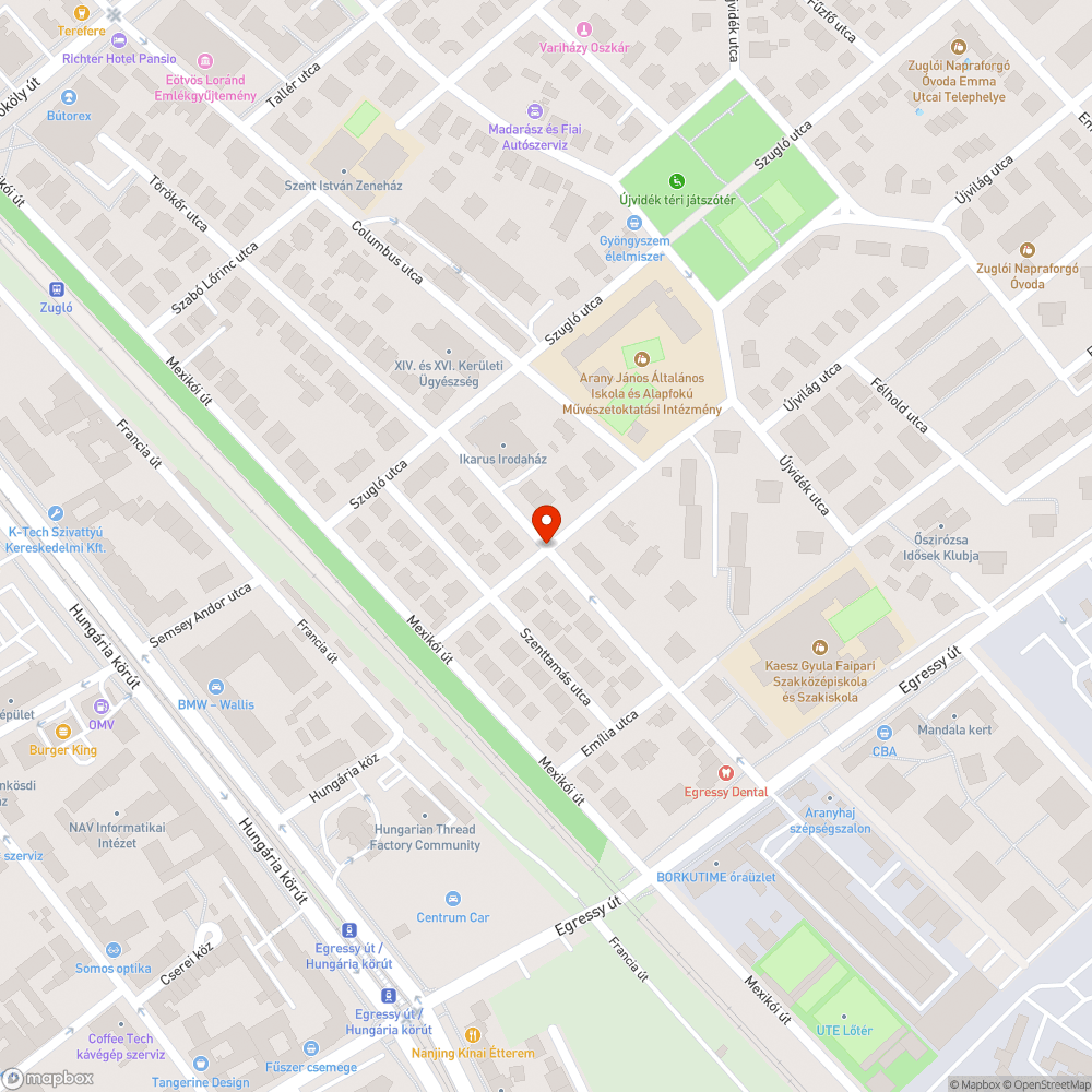 Törökőr utca egyirányúsítása bejelentés helye