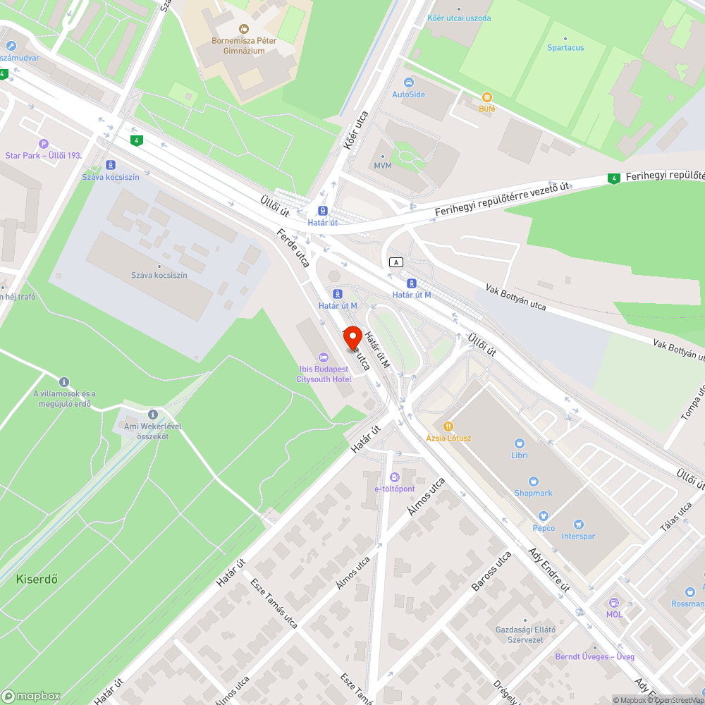 szemetes buszmegálló bejelentés helye