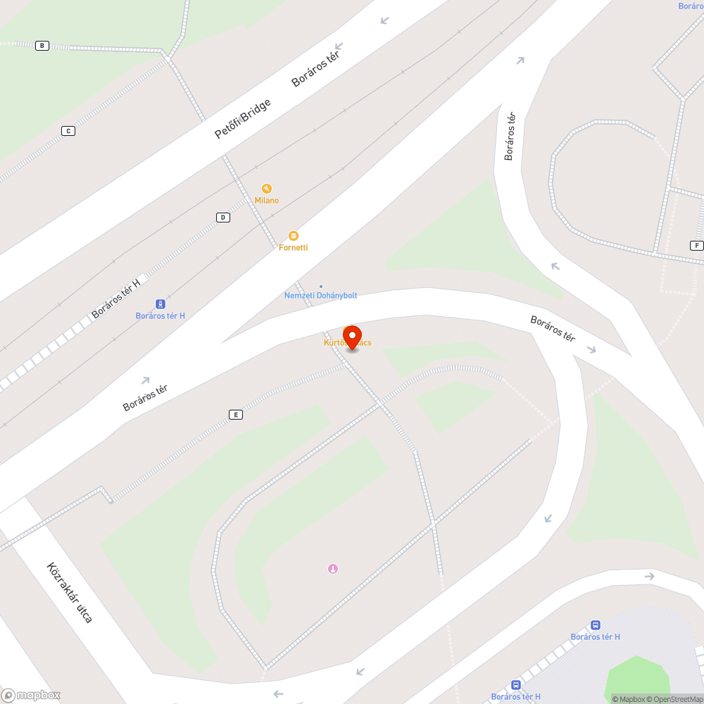 Otthagyott, korábban engedély nélkül kihelyezett hirdetőtábla - Boráros tér bejelentés helye