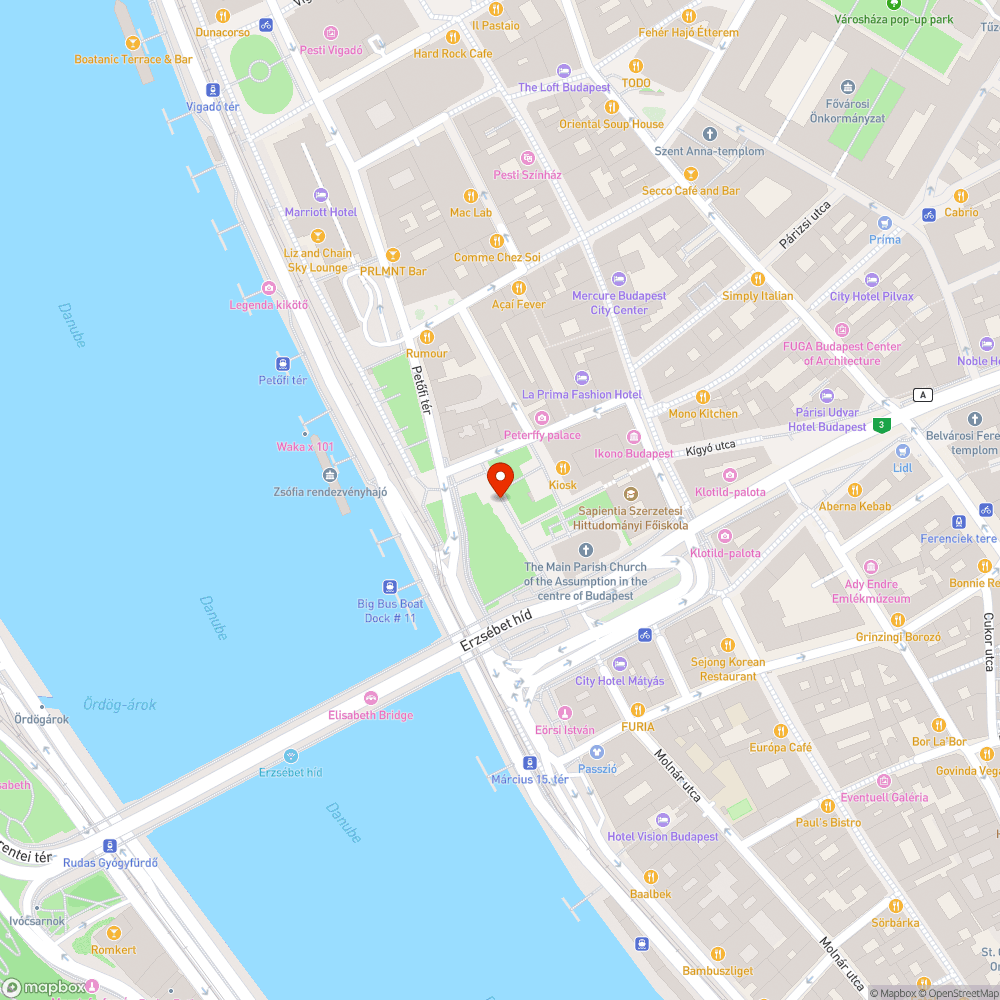 vizet bejelentés helye