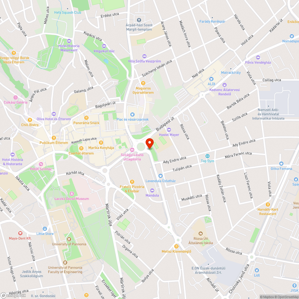 Sötétedés után kb. fél órán át nem volt közvilágítás bejelentés helye