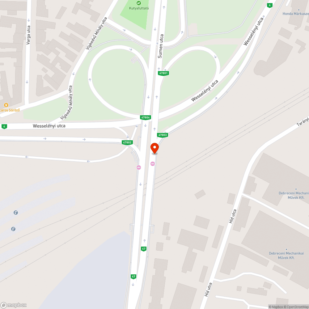 beszakadó aknatető bejelentés helye