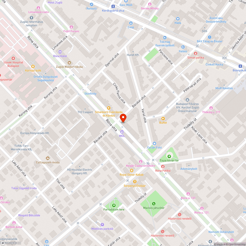 Kátyús út bejelentés helye