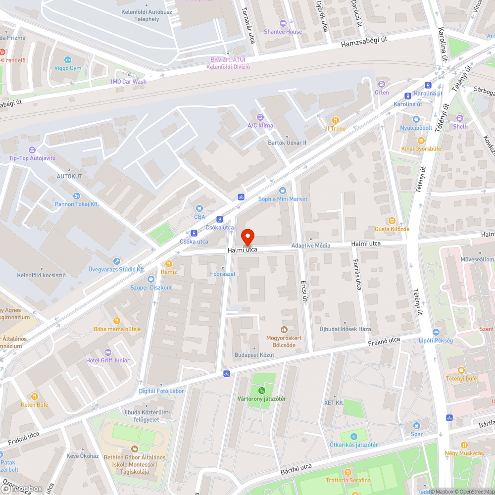 Szemét,level az út mellett bejelentés helye