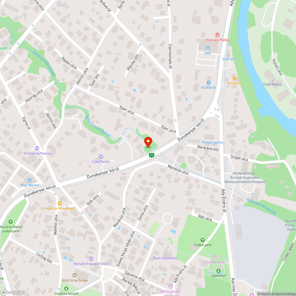 Megrongálòdott fahíd a Sztaravoda patakon a 11-es főútnál bejelentés helye