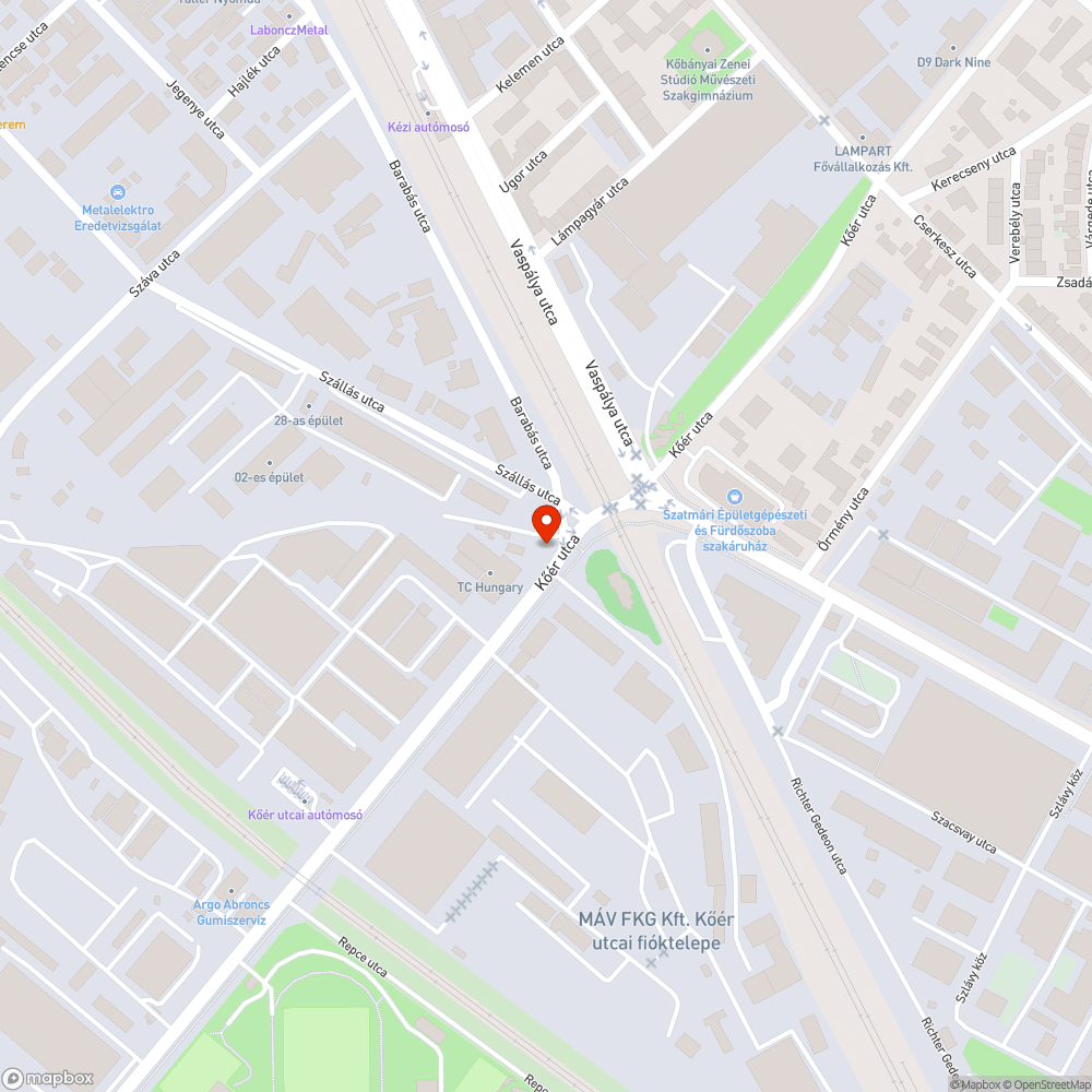 Kidőlt oszlop bejelentés helye