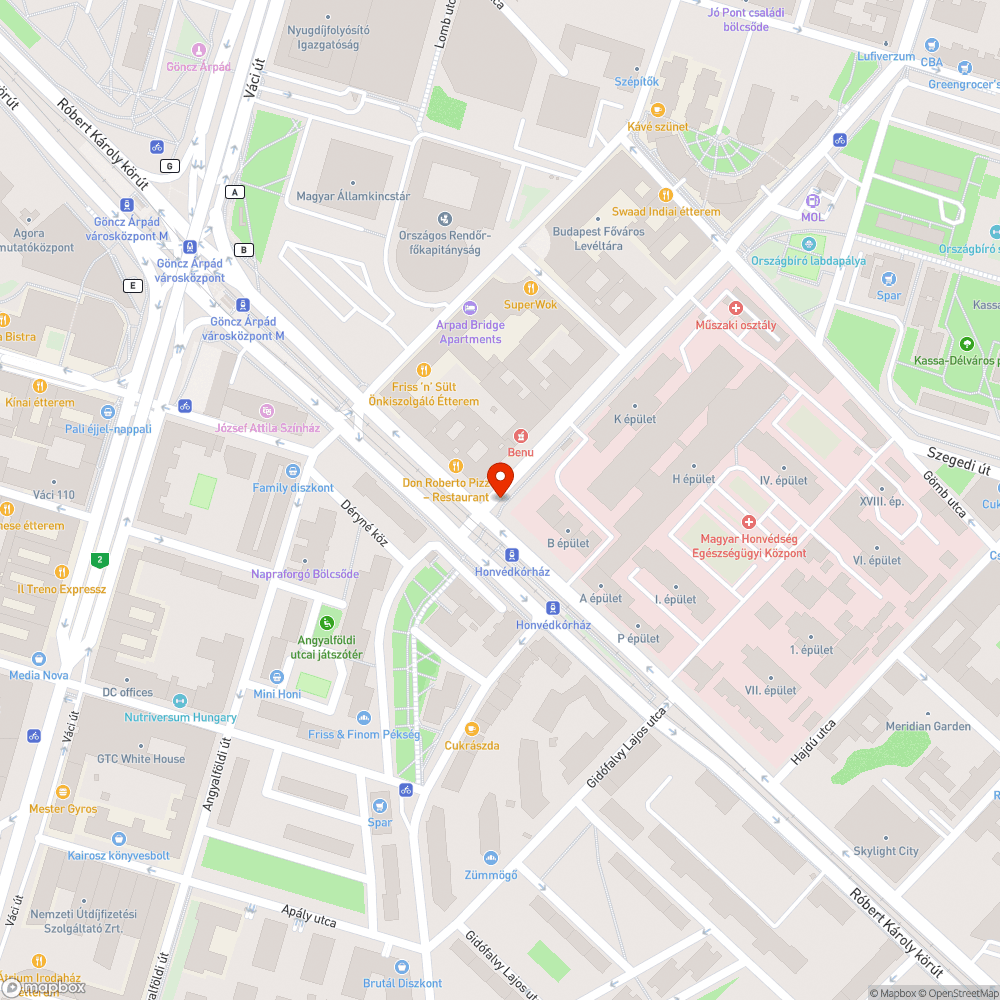 Lekopott útburkolati jelek bejelentés helye