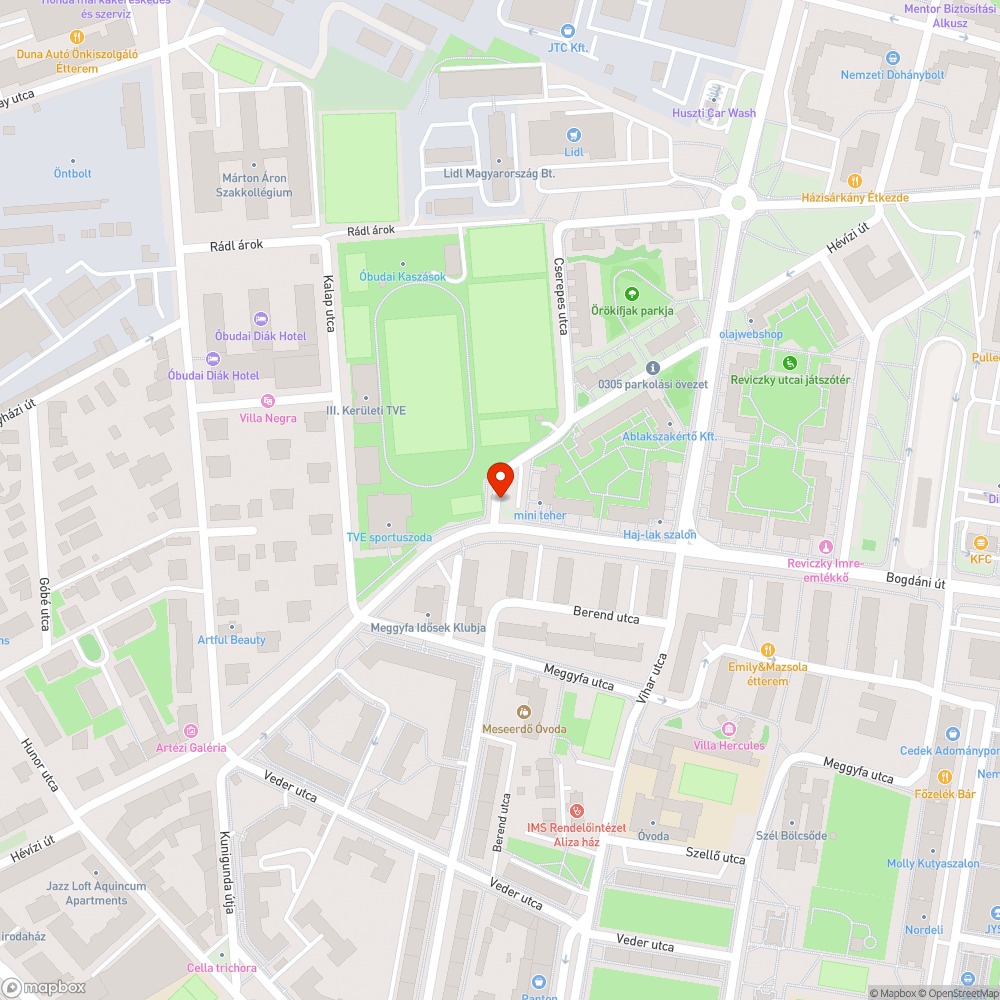 Méteres gaz bejelentés helye