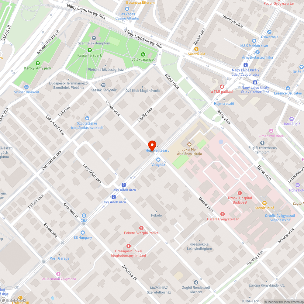 kátyu az úton bejelentés helye