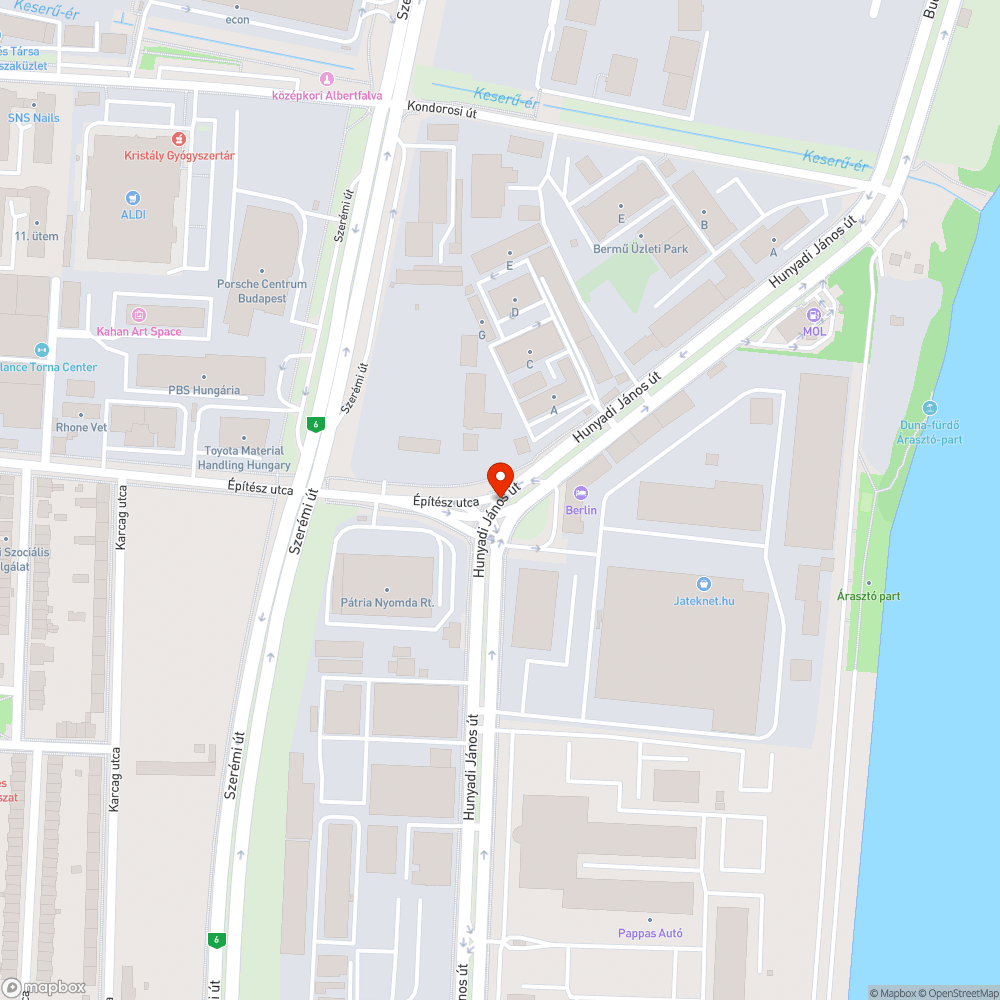 Kátyús kanyar bejelentés helye