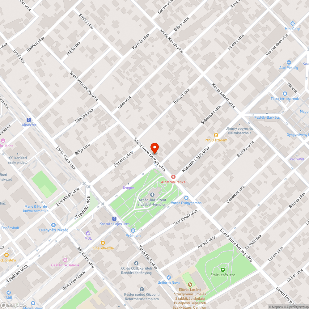 Kátyús járda bejelentés helye