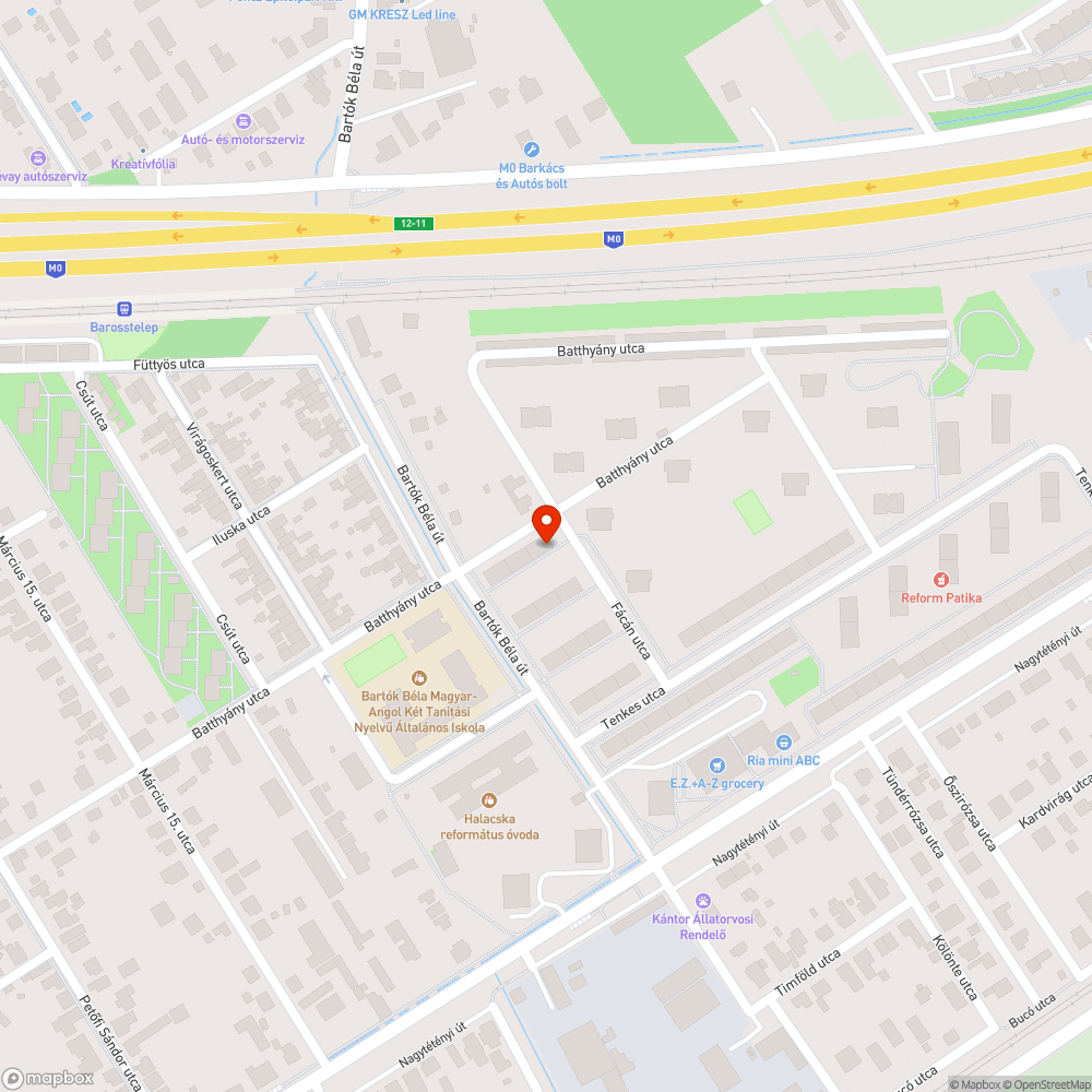 Állandóan busz áll meg a sarkon bejelentés helye