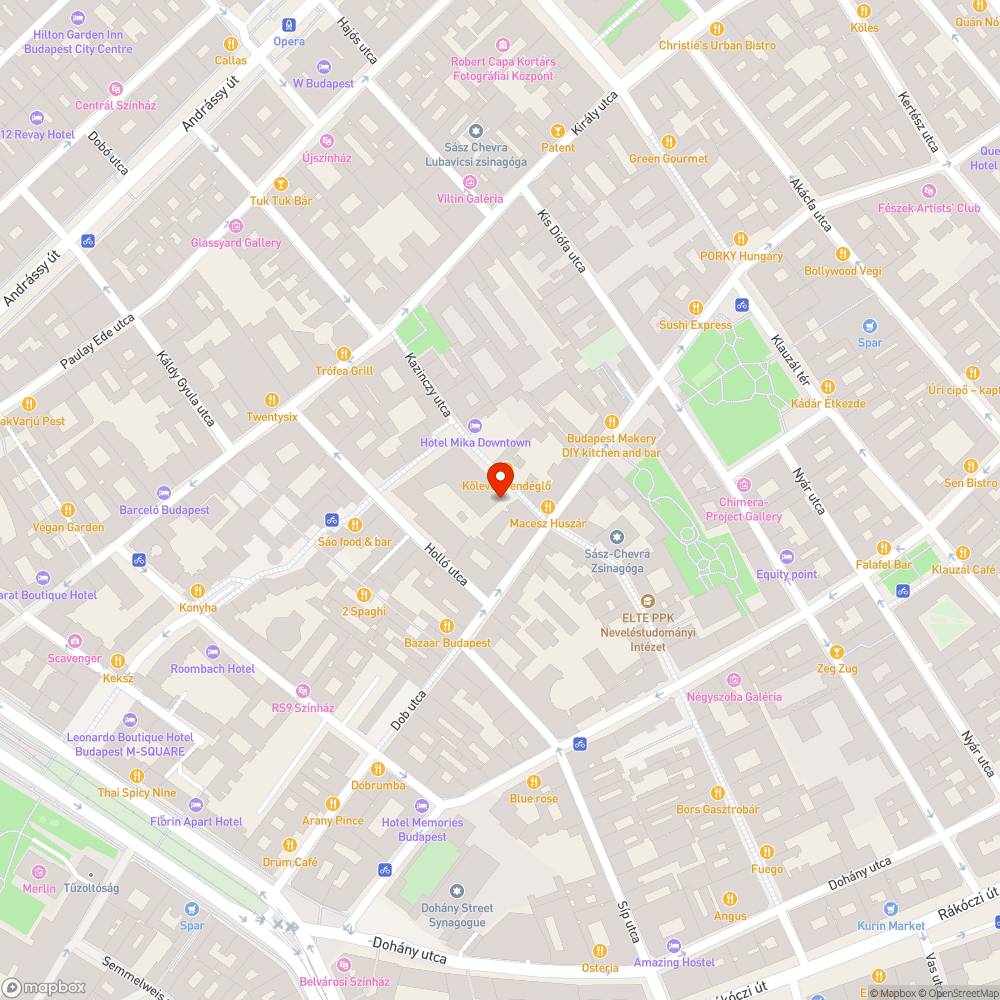 Sérült falomb bejelentés helye