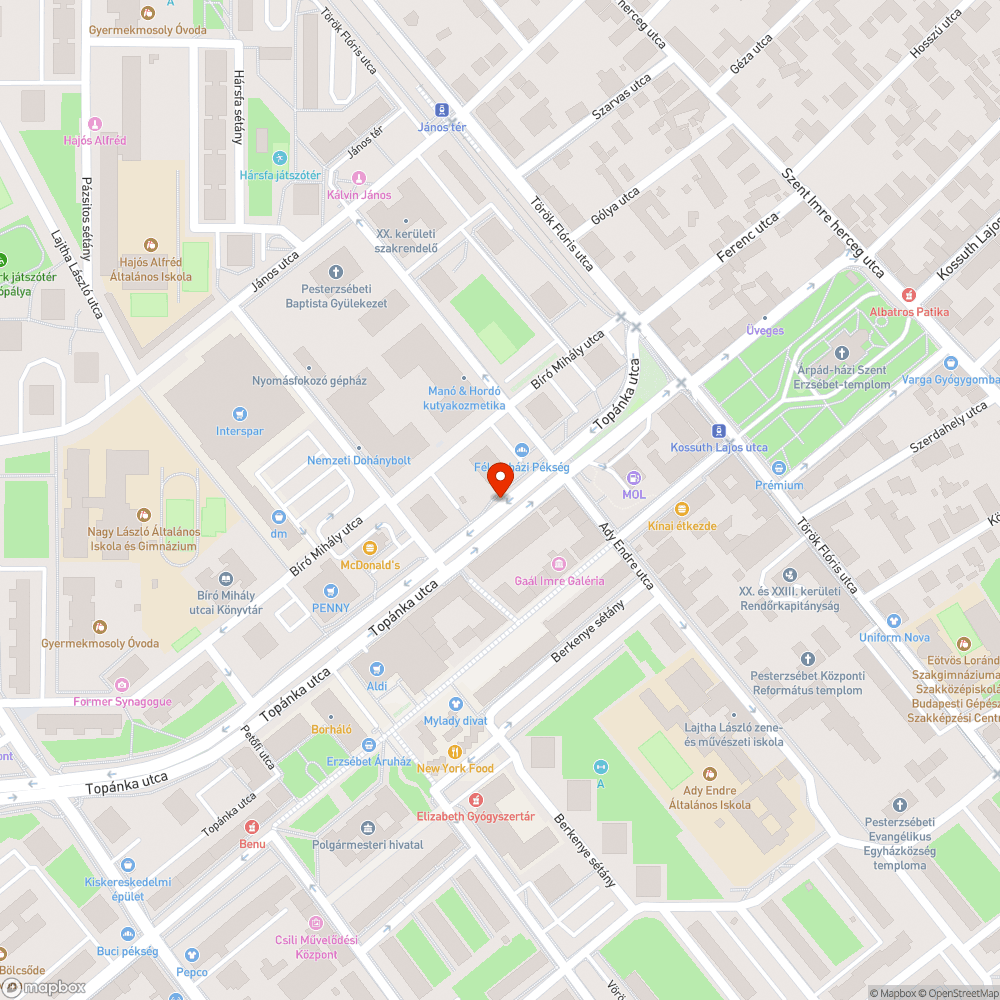 Hiányzó kockakő bejelentés helye