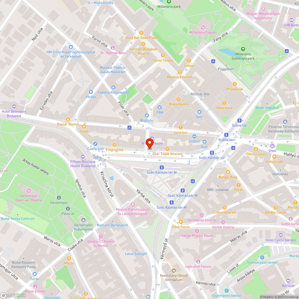 Szétvert kuka bejelentés helye