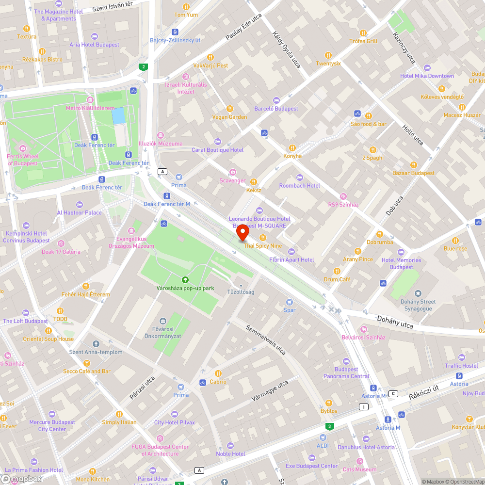 Károly krt. fái bejelentés helye