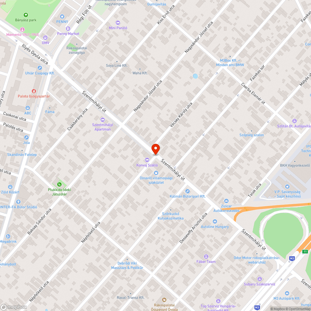 Festés elkopása bejelentés helye