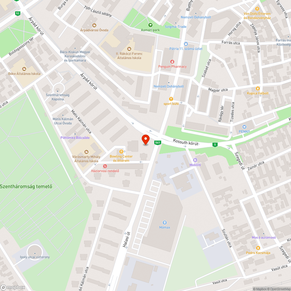 Galambürülék a Rávágy térnél bejelentés helye