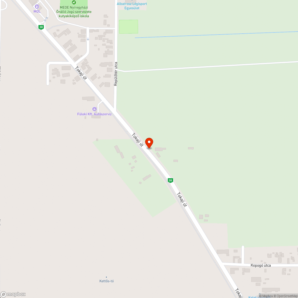 Hiányzó esőbeállók bejelentés helye