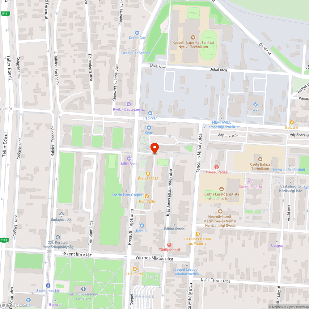 Tátongó gödör bejelentés helye