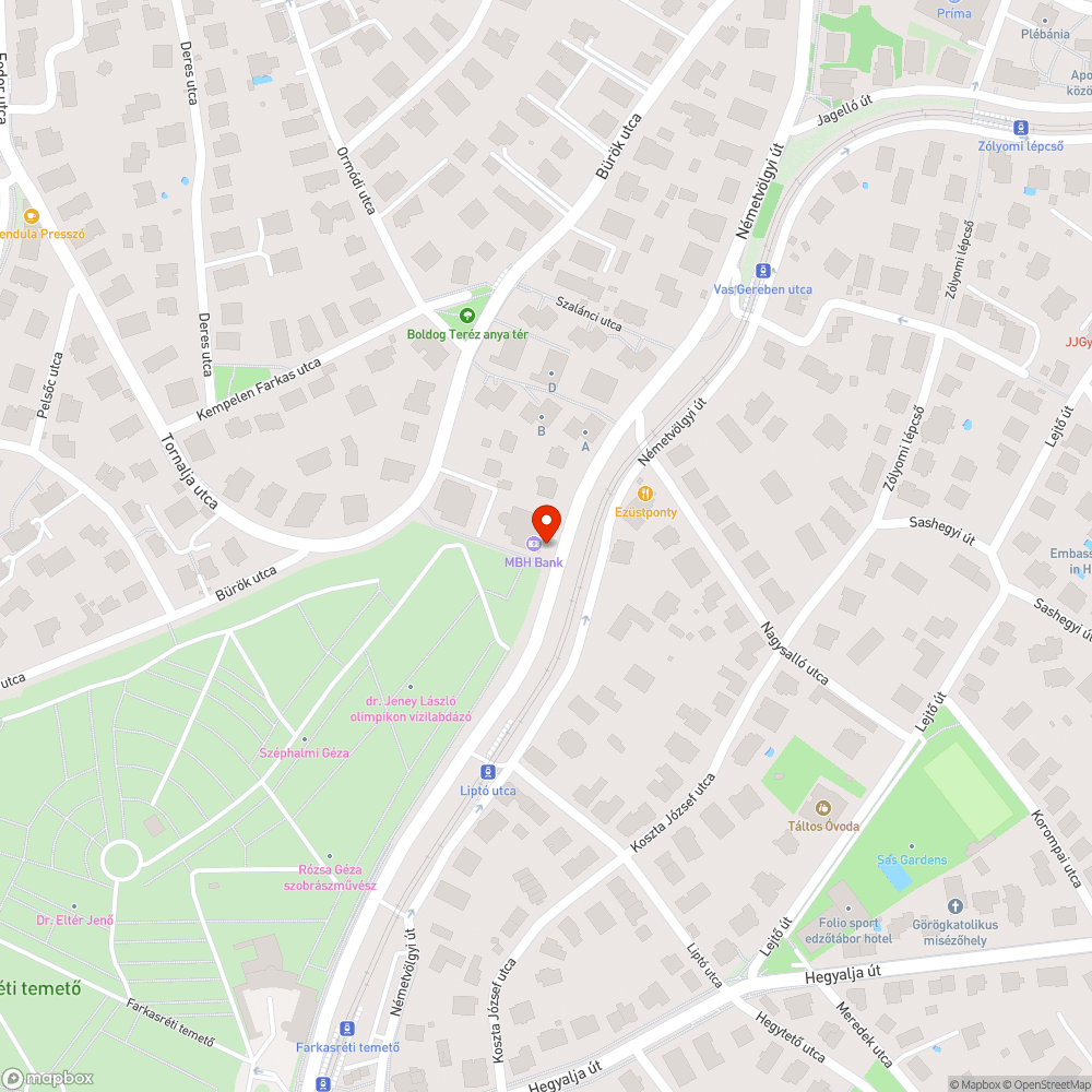 Beteg fa bejelentés helye