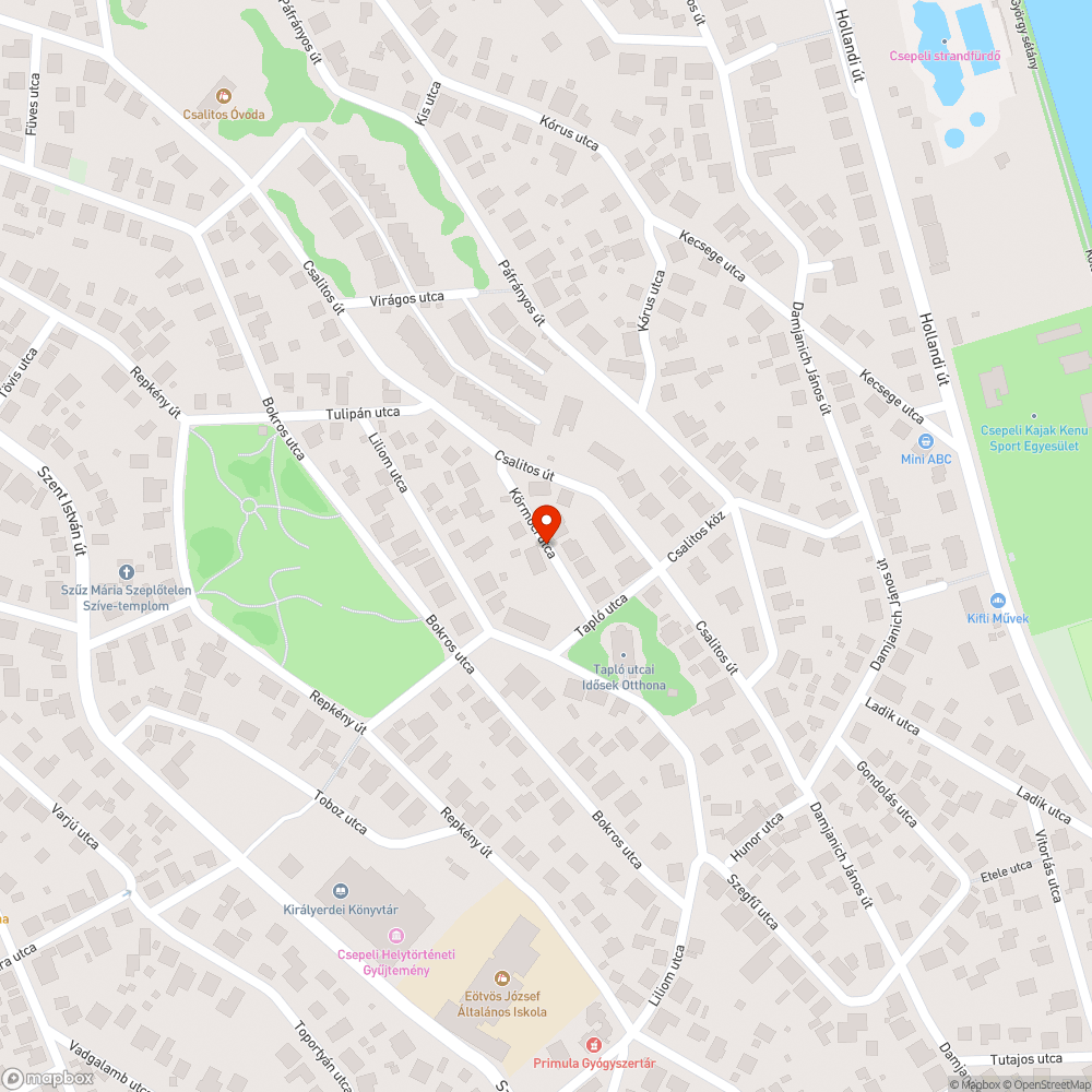 Katyu bejelentés helye