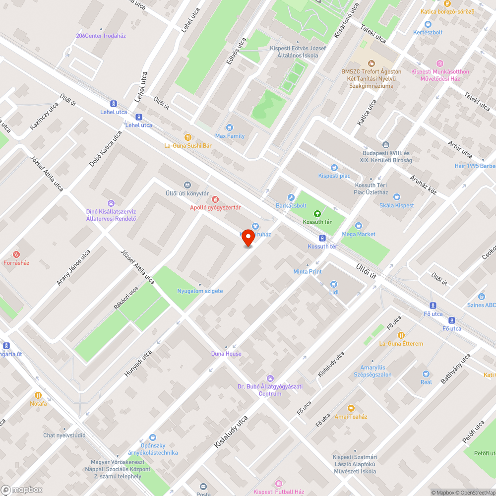 megrongált kuka bejelentés helye