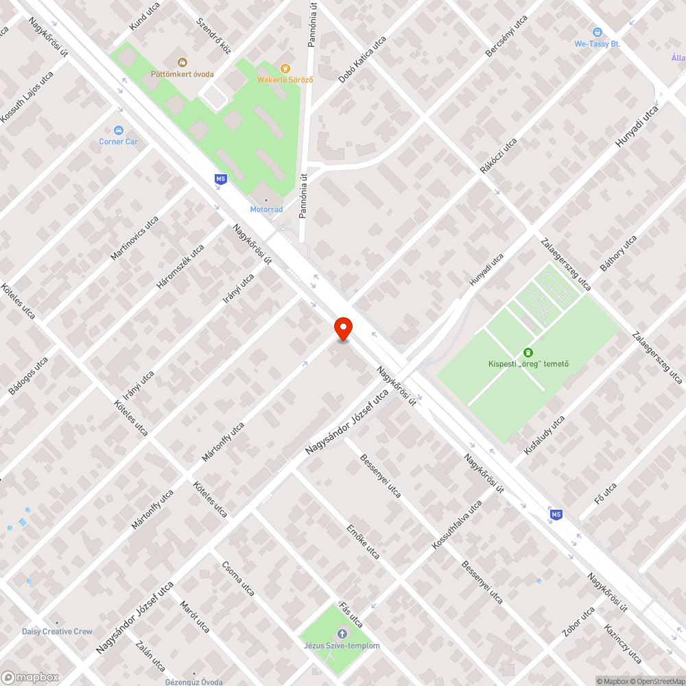 Szemét a híd tövében bejelentés helye