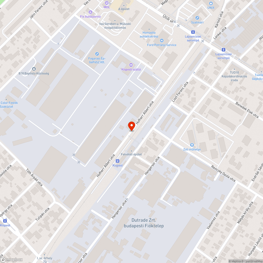 sitt bejelentés helye