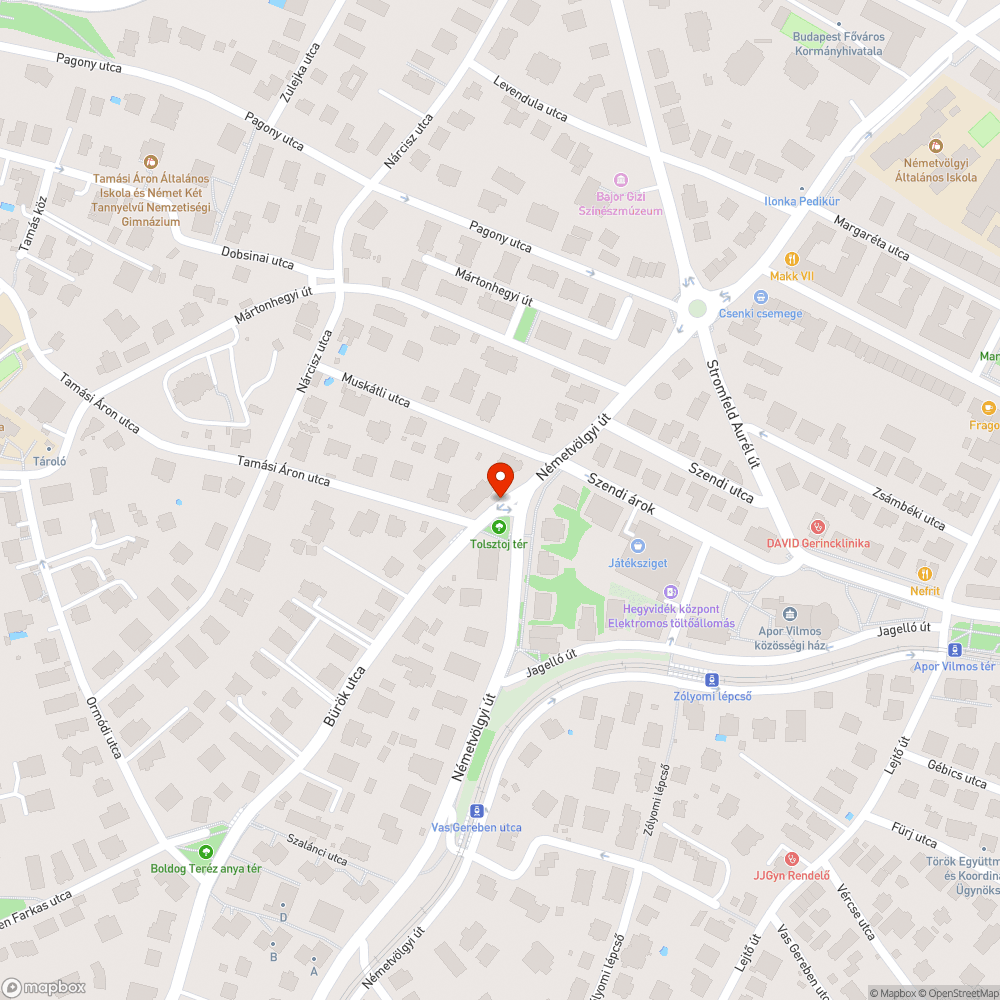 Hiányzó zebra bejelentés helye