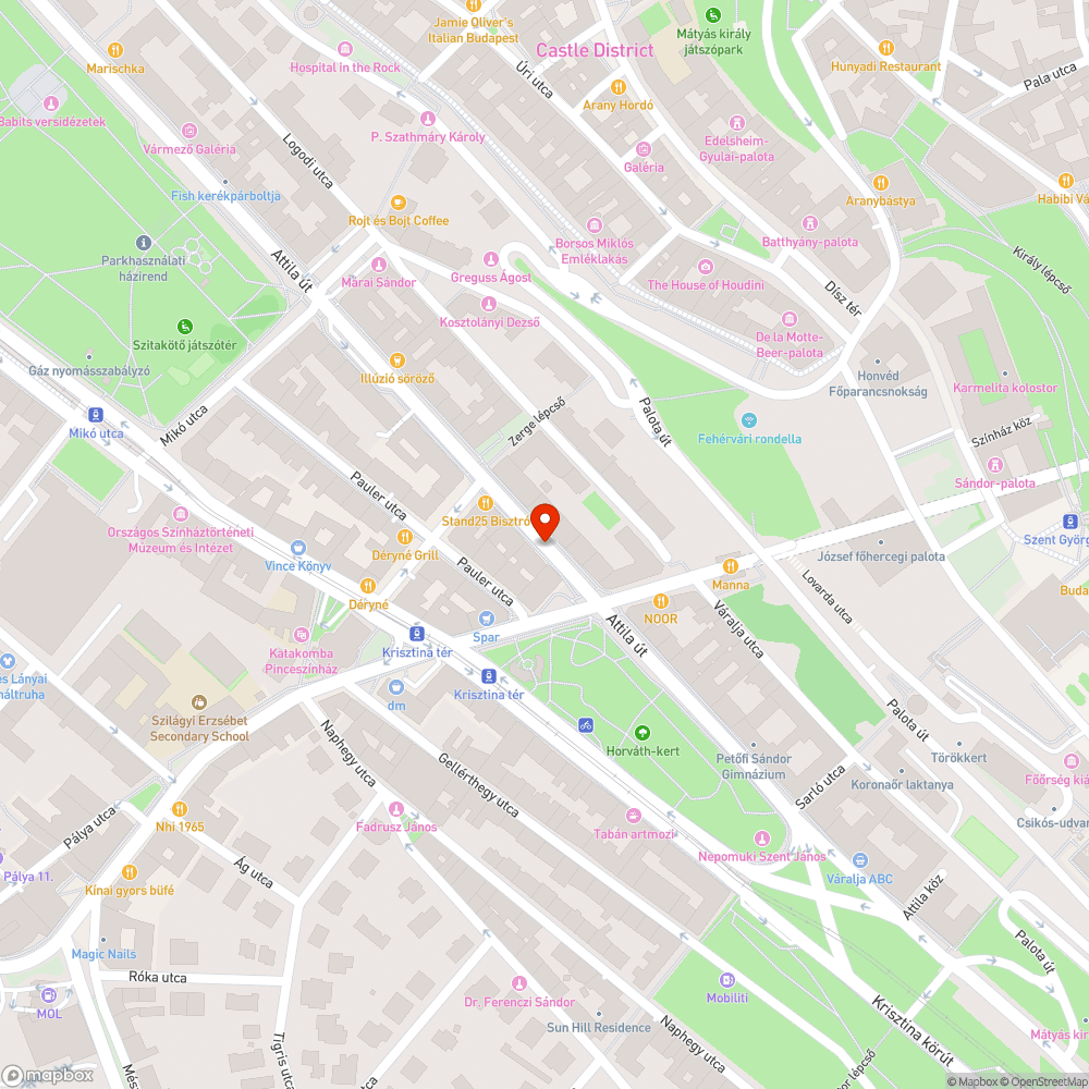 Attila út-Alagut bejelentés helye