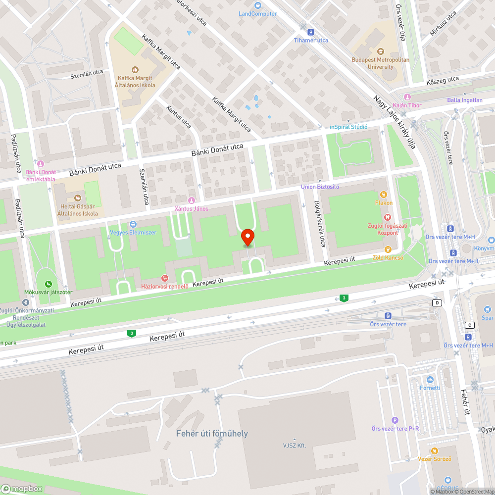 Hiányzó poller bejelentés helye