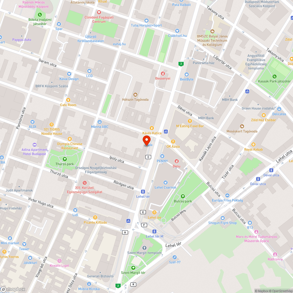 Váci út 52 bejelentés helye