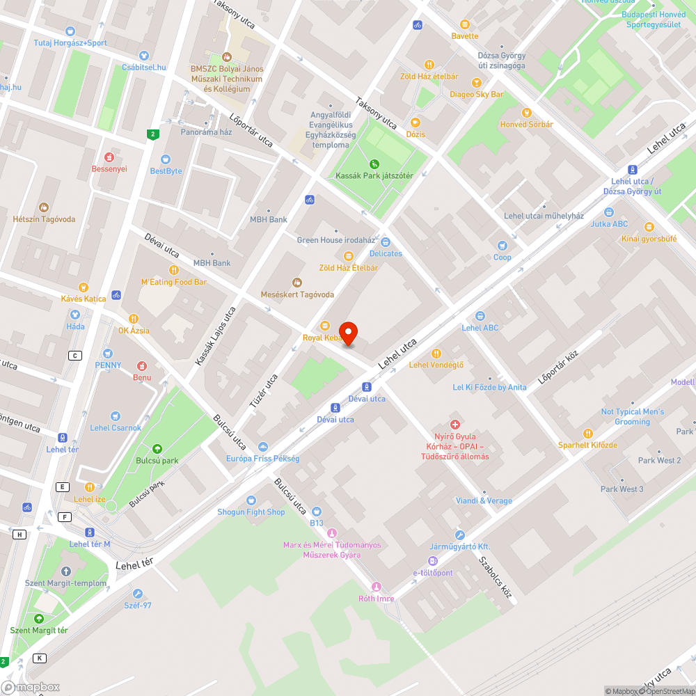 Üvegtörmelék az utcán bejelentés helye