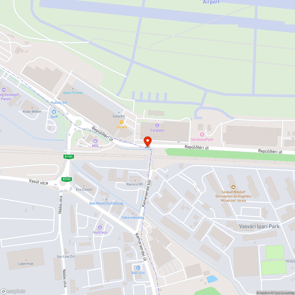 Szemetes hiánya miatt szemetes a buszmegálló és környéke bejelentés helye