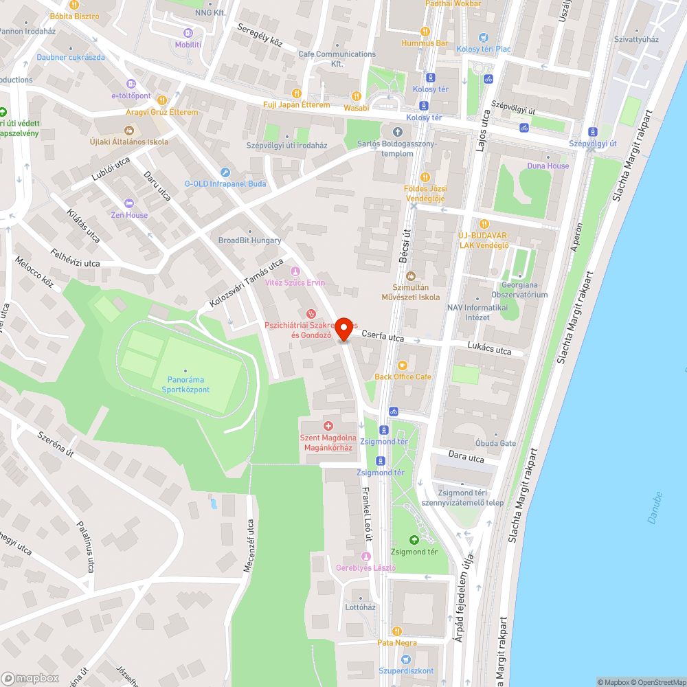 Lekopott zebra bejelentés helye